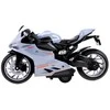Žaislinis motociklas - Diecast modelis, pilkas