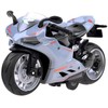 Žaislinis motociklas - Diecast modelis, pilkas