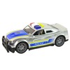 Žaislinis policijos automobilis, sidabrinis