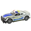 Žaislinis policijos automobilis, sidabrinis
