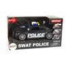 Žaislinis policijos automobilis su garsais ir šviesom, juodas