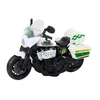 Žaislinis policijos motociklas su garsais ir šviesom, raudonas, 1 vnt.