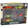 Žaislinių transporto priemonių rinkinys Dinozaurai, 8 vnt.