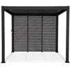 Žaliuzės pavėsinei Pergola Premium Anthracite, 123.5 cm