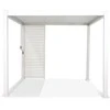 Žaliuzės pavėsinei Pergola Premium Baltas, 123.5 cm