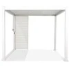 Žaliuzės pavėsinei Pergola Premium Baltas, 123.5 cm