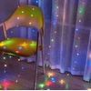 300 LED girlianda užuolaida 3x3 su pulteliu ir tvirtinimo kabliukais - multicolor
