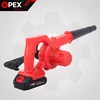 Akumuliatorinis pūstuvas lapams OPEX, sniegui ir dulkėms, 150 W, 21 V, su krepšiu