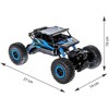 Džipas su nuotoliniu valdymo pultu, 4x4 varomi ratai