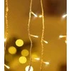 Kalėdinė girlianda - varvekliai 12 m, ŠILTAI BALTA. 300LED