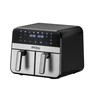 Karšto oro gruzdintuvė (Air Fryer) 9 l 2500 W, dviejų skyrių + LCD