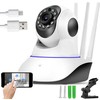 Mobili auklė - stebėjimo kamera 355° su WiFi ir dvipusiu ryšiu