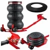 Pneumatinis domkratas automobiliams su ratukais, 15–40 cm 3,5 t