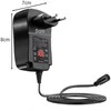 Universalus įkroviklis, maitinimo šaltinis 3-12V AC 100 - 240 0.25A 50/60Hz