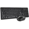 Klaviatūra ir pelė A4Tech 4200N Bezprzewodowy Optyczna V-Track QWERTY CZ/US Juodas