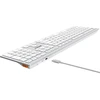 A4tech FBX50C, belaidė biuro klaviatūra, balta