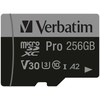Verbatim karta MicroSD, 256GB, micro SDXC, 47045, UHS 3 (U3), su adapterm