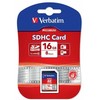 Atminties kortelė Verbatim Karta pamięci Secure Digital Card Premium U1, 16GB, SDHC, 43962, UHS-I U1 (Class 10)
