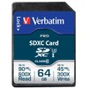 Atminties kortelė Verbatim Karta pamięci Secure Digital Card Pro U3, 64GB, SDXC, 47022, UHS-I U3 (Class 10), V30