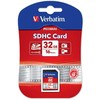 Atminties kortelė Verbatim Karta pamięci Secure Digital Card Premium U1, 32GB, SDHC, 43963, UHS-I U1 (Class 10)