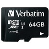 Verbatim Karta pamięci Micro Secure Digital Card Premium, 64GB, micro SDXC, 44084, UHS-I U1 (Class 10), su adapterm
