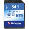 Atminties kortelė Verbatim Micro SDXC Flash Card, 64GB, SDXC, 44024, do archiwizacji danych