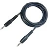 Audio Kabelis Jack (3,5mm) M - Jack (3,5mm) M, 1.2m, juoda, Logo, EOL