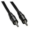 Audio Kabelis Jack (3,5mm) M - Jack (3,5mm) M, 1.2m, juoda, Logo, EOL