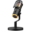 Genius MIC-S400U mikrofon streamingowy, juoda, RGB, USB-C