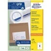 Avery Lipnios etiketės Zweckform, 105x74mm, 8 etiketės lape, be rėmelio, 100 lapų, baltos spalvos