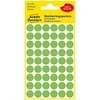 Lipdukai Avery Zweckform, apvalūs, Ø12mm, 270vnt pakuotėje, žalios neoninės spalvos