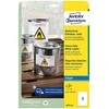 Avery Heavy Duty vandeniui atsparios etiketės, 210 x 297 mm, balta, spausdintuvui, 10 vnt