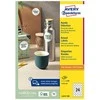 Avery Lipnios etiketės Zweckform L3415, 40mm , A4, apvalios, 100 lapų, baltos spalvos