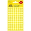Lipdukai Avery Zweckform, apvalūs, Ø8mm, 416vnt pakuotėje, geltonos spalvos