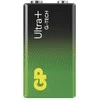 Gp Batteries GP 6LR61 Ultra+ (G-TECH) baterijos 1 vnt.