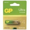 GP Ultra vienkartinės šarminės AA baterijos, 4 vnt. pakuotė