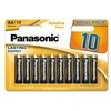 „Panasonic“ vienkartinės šarminės AA baterijos, 10 vnt. pakuotė