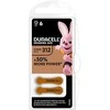 Duracell vienkartinės cinko-oro baterijos, ZA, 6 vnt. pakuotė