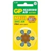 GP vienkartinės cinko-oro ZA baterijos, 6 vnt. pakuotė