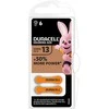 Duracell klausosiems aparatams 13, 6 vnt.