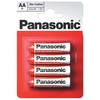 „Panasonic“ vienkartinės cinko anglies AA baterijos, 4 vnt. pakuotėje