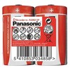 „Panasonic“ vienkartinės cinko anglies D baterijos, 2 vnt. pakuotėje
