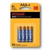 KODAK Max LR03 (AAA) 4 pak. Elementai