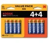 Kodak MAX SUPER Jednorazowa alkaliczna baterie AA, 8-pack