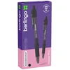 Berlingo, długopis automatinis kulkowe, juoda, 12szt, 0.7mm, Classic Pro
