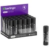 Berlingo, klej w sztyfcie Double juodas, juoda, 24szt