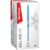 Berlingo, pióro kulkowe, mėlyna, 50szt, 0.7mm, Tribase pastel