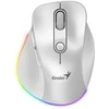 Bevielė pelė, Genius Ergo 9000S Pro, balta, optinė, 2400DPI