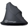 Powerton ERGO SHARK Bevielė pelė, juoda, 1600DPI