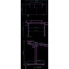 ULTRADESK HIGHLANDER Baltas Biurko su elektryczną regulacją aukščio su laikikliu ausinės i kable 120X60 cm, balta